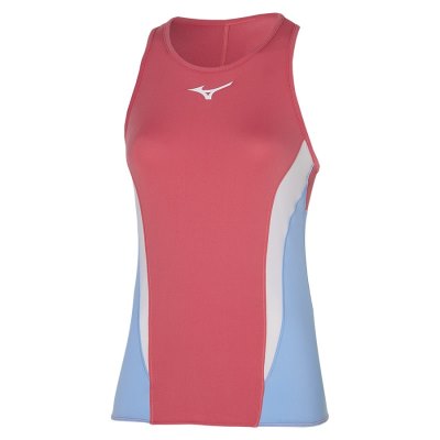 Camiseta sin Manga Mizuno Printed Mujer - Rojos / Azules Claro - Chile M570YSEIPZ